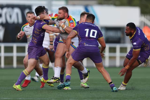 Tom Forber was in action for Newcastle Thunder during August