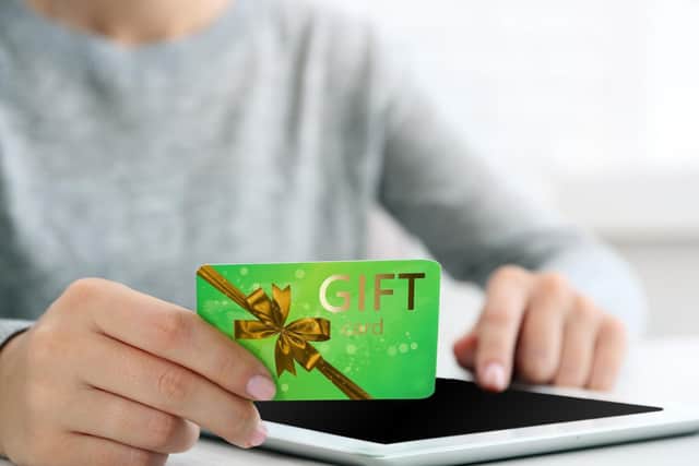 Luke Marsden says that gift cards are often better appreciated than other presents, no matter how much trouble has gone into getting them