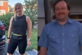 Amanda Hollis and her late dad Graham