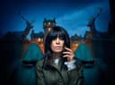 Claudia Winkleman hosts BBC1's gothic game show The Traitors