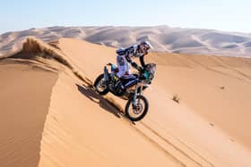 Jane Daniels during this year's Dakar Rally