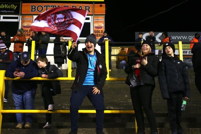 Wigan Warriors fans at the Jungle.