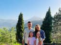 Mark and Kate with their daughters