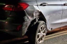Some of the damage to Michelle Leatham's Ford Fiesta