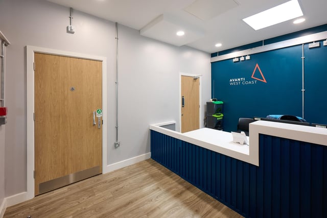 An accessible toilet and customer information area on platform 4 are part of the improvements at Wigan North Western. Picture: Avanti West Coast