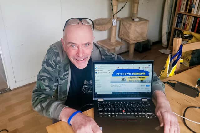 Neil Adams, 54, who is offering his home to a family of five Ukrainians and has accused the Government of making its visa scheme "as difficult as possible" for those who are "desperate to help"