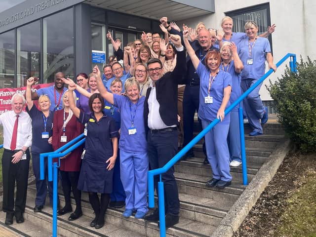 Staff from Wrightington, Wigan and Leigh Teaching Hospitals NHS Foundation Trust celebrated ten years of The Hanover Building