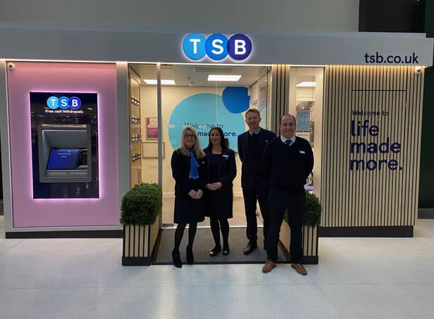 The new TSB pod at the Grand Arcade shopping centre in Wigan