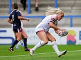 Amy Hardcastle scored twice for England at the weekend
