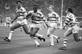 Ellery Hanley in action in the 1988 Challenge Cup final