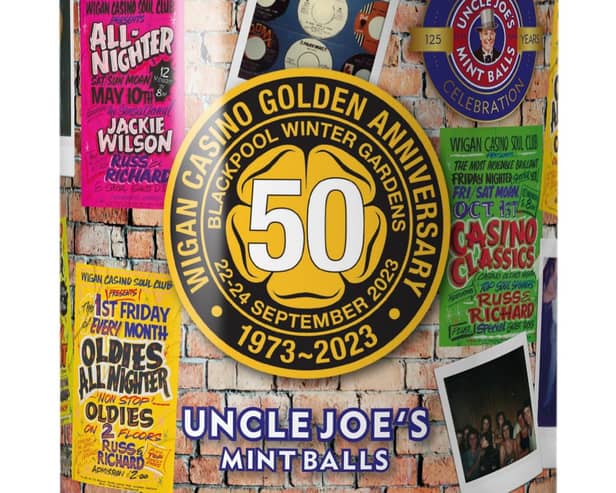 New new Wigan Casino 50th anniversary Uncle Joe's Mint Balls tin