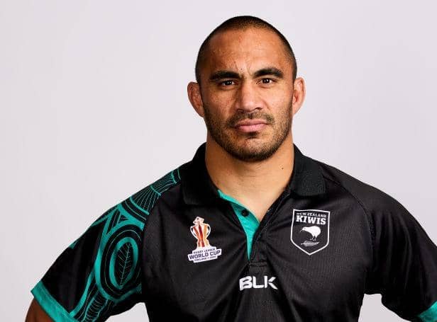 Thomas Leuluai was part of New Zealand's Rugby League World Cup coaching team (Photo by Pat Elmont/Getty Images for Rugby League World Cup)