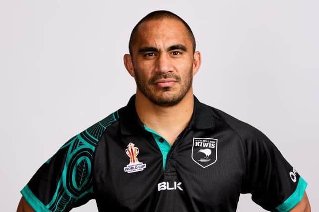Thomas Leuluai was part of New Zealand's Rugby League World Cup coaching team (Photo by Pat Elmont/Getty Images for Rugby League World Cup)