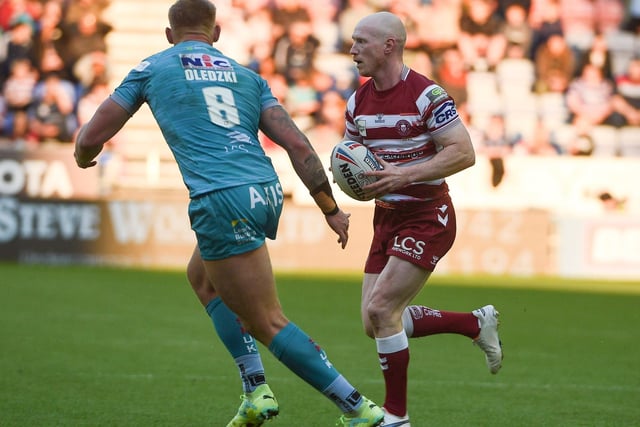 Liam Farrell lifted the Challenge Cup alongside Thomas Leuluai after Wigan's victory over Huddersfield in the final last season.