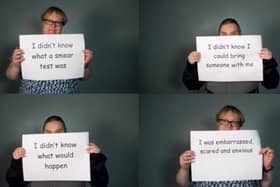 A screen shot from one of the cervical screening awareness videos created for Greater Manchester