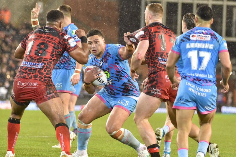 The forward scored in the win over Mark Aston's Sheffield Eagles