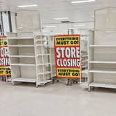 Empty shelves at Wilko, Standishgate