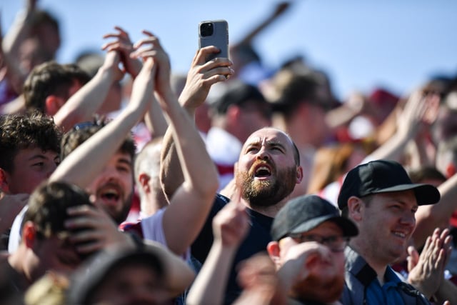 Wigan Warriors fans travelled to Headingley to support Matty Peet's side in their Challenge Cup tie against Leeds Rhinos.