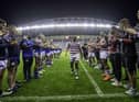 Thomas Leuluai was given a guard of honour following Wigan Warriors' defeat to Leeds Rhinos
