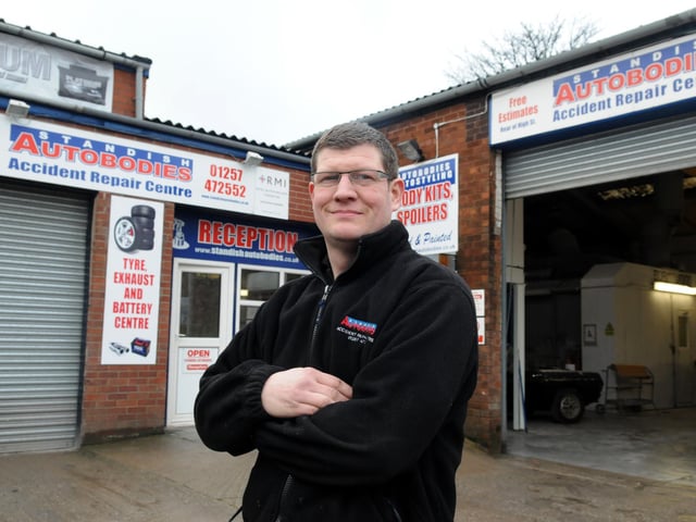 Standish Autobodies: owner Martyn Ellis