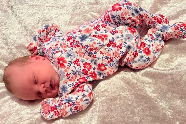 Samantha Hardman sent a photo of baby Amelia Dolly Glynn, born December 19 2022.