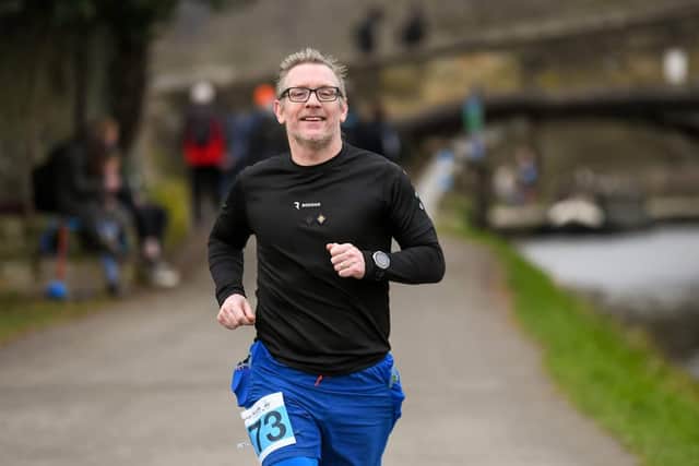 Robin Hurst undertook the marathon running challenge throughout the month of January