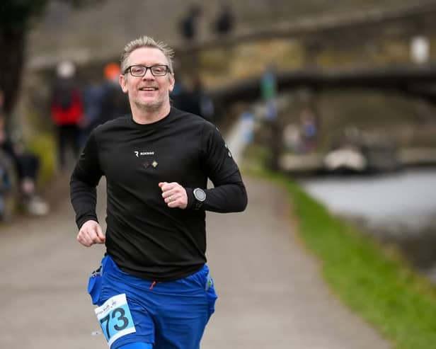 Robin Hurst undertook the marathon running challenge throughout the month of January