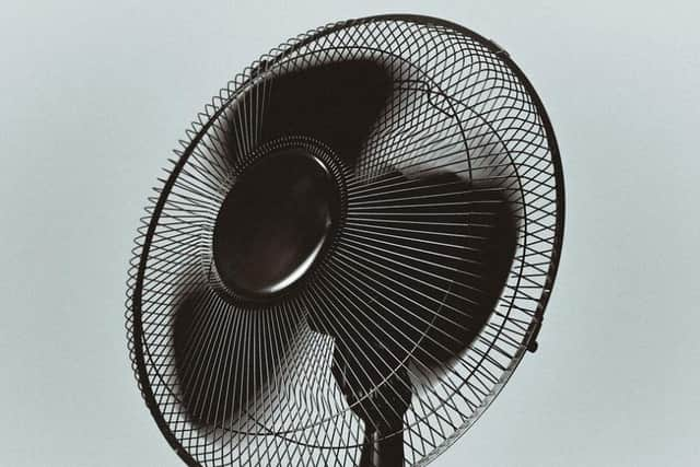 Sales of electric fans have soared in the heatwave