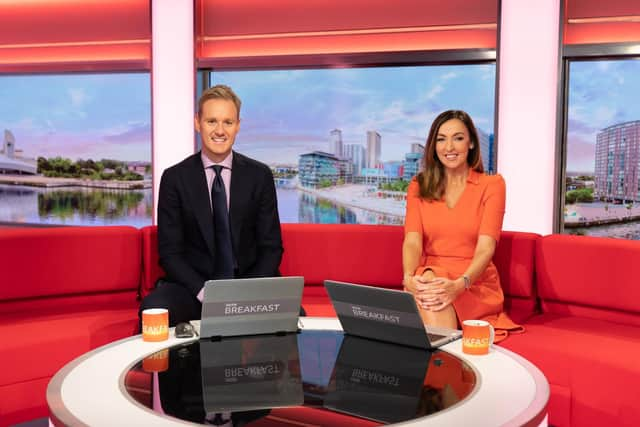 Dan Walker and Sally Nugent on BBC Breakfast