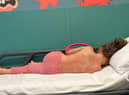Nancie Rae Dolphin in hospital.