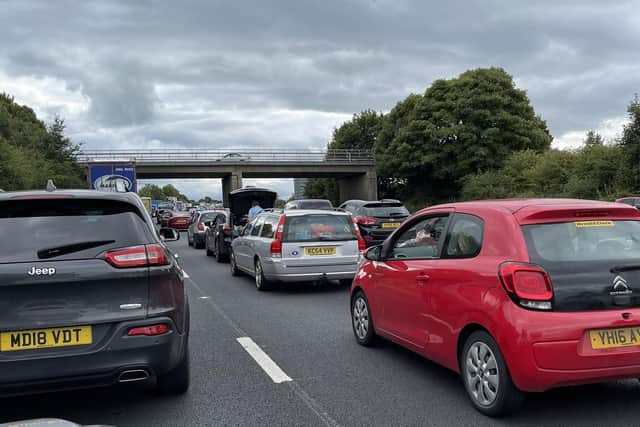 One driver described the hours-long delays as 'M6 hell'. Picture credit: Kieron Brogan @kieron_brogan