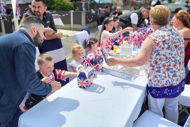 Residents on Park Avenue enjoy a street party for the jubilee.