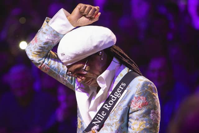 Nile Rodgers in action