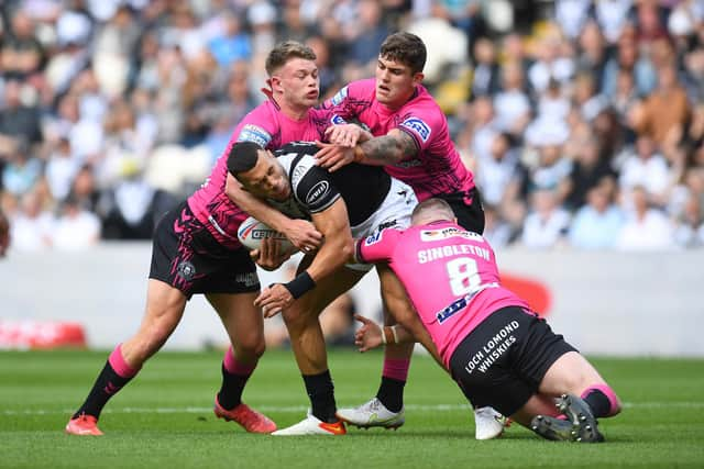 Wigan Warriors were defeated by Hull FC at the KCOM Stadium