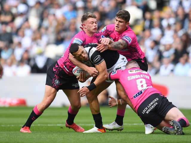 Wigan Warriors were defeated by Hull FC at the KCOM Stadium