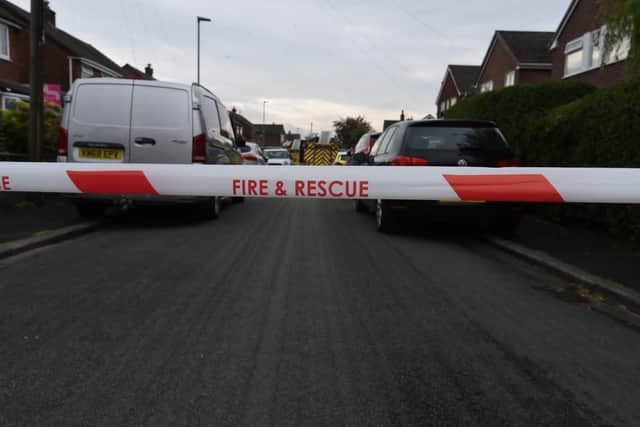 Newstead Road sealed off after the blaze