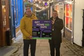 Councillor Kevin Anderson and Councillor Dane Anderton launch council's Get Home Safe campaign.