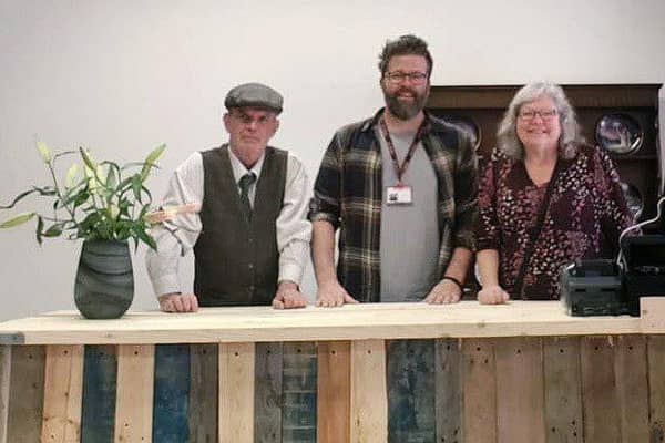 The Brick Shop Team - Keith Easdale, Gordon MacDonald and Sharon Farrell
