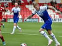 James McClean in action at Accrington