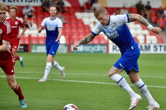 James McClean in action at Accrington