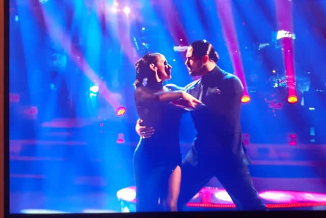 The exacting Craig Revel Horwood rated Kym and Graziano "absolutely perfect" (apart from her raised shoulders!)