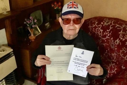 Tom Penman with his royal correspondence