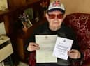Tom Penman with his royal correspondence