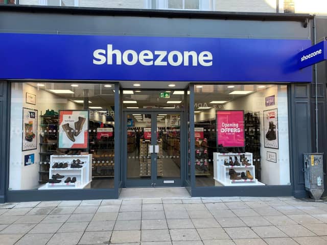 The new store will be incorporating shoezone's new branding