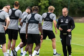 Shaun Maloney has been back on the grass at Christopher Park with his squad this week