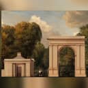 How the Plantation gates will look once restoration is finished