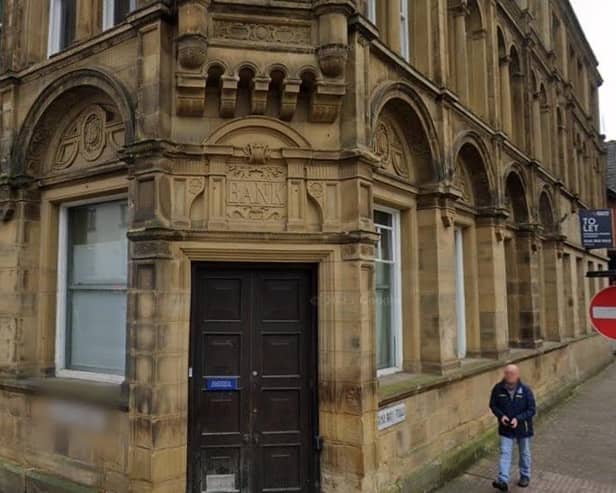 The former Barclays Bank building in Leigh town centre