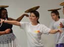 Bubble Up and Curious Minds work with Everthing Human Rights Community Group for a summer holiday activity workshop, for local children transitioning to secondary school, held at The Turnpike Leigh.