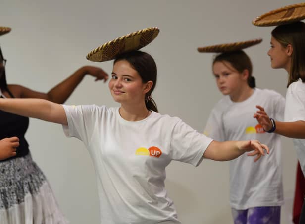 Bubble Up and Curious Minds work with Everthing Human Rights Community Group for a summer holiday activity workshop, for local children transitioning to secondary school, held at The Turnpike Leigh.