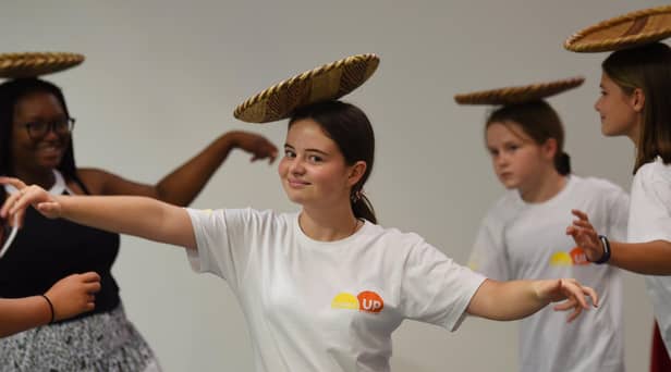 Bubble Up and Curious Minds work with Everthing Human Rights Community Group for a summer holiday activity workshop, for local children transitioning to secondary school, held at The Turnpike Leigh.